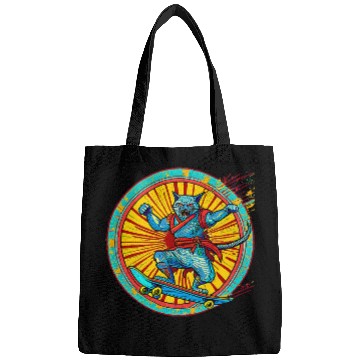 Discover Samurai Cat Rad Aggressive Ollie Skateboard Bags