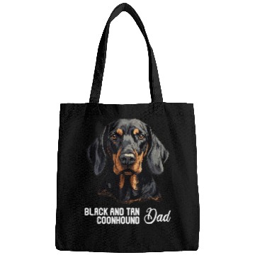 Discover Black and Tan Coonhound Dad Dog Black and Tan Coonhound Bags
