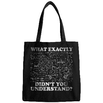 Discover Funny Science Physics Math Mathematics Formulas Bags