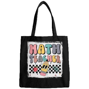 Discover Bleached Math Teacher Team Math Squad Back To School 2 Bags