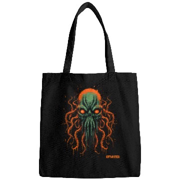 Discover Otherworldly Cthulhu Cosmic Gateway Abstract Squid Bags