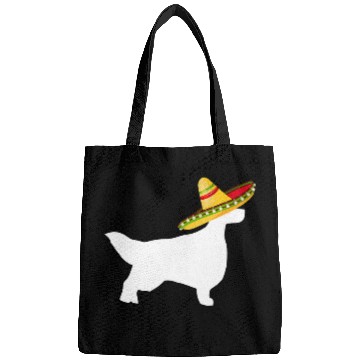 Discover English Setter Sombrero Cinco De Mayo Funny Dog Bags