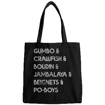 Discover Creole Cajun Cuisine Lovers Tee Louisiana State New Orleans Bags
