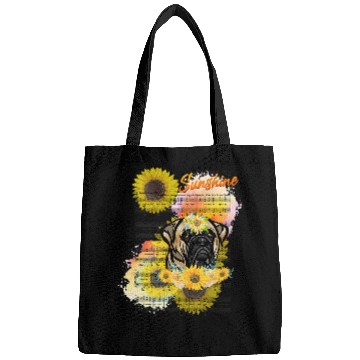 Discover Bull Mastiff You Are My Sunshine Bags
