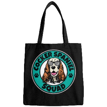 Discover Cocker Spaniel Squad I Dog Lover I Cocker Spaniel Bags
