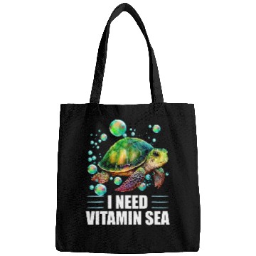 Discover Turtle Pet I Need Vitamin Sea Turtle Bags