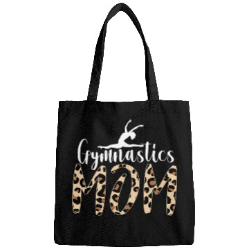 Discover Gymnastics Mom Leopard Print Cute Gymnast Parent Womens 1 Bags