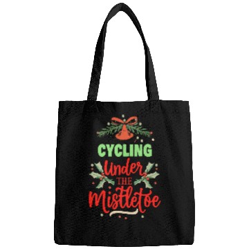 Discover Cycling Mistletoe Christmas Cyclist Bags