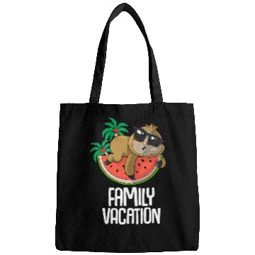 Discover Sloth Pet chilling on melon Family Vacation Bags