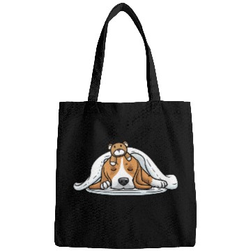 Discover Beagle Dog English Beagle With Stuffed Animal Napping Bags