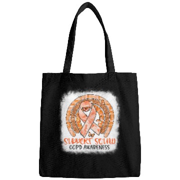 Discover Butterfly Orange Rainbow Support Squad COPD Awareness Bags