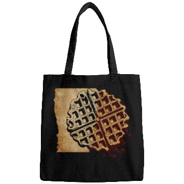 Discover Artsy Waffle Design Food Hobby Chef Gourmet Bags