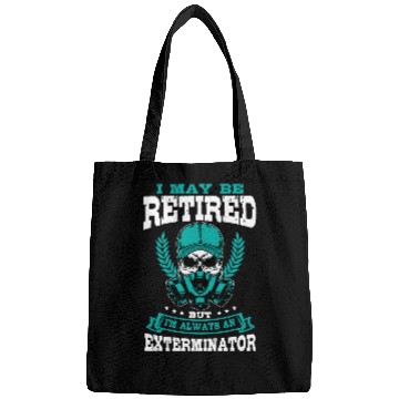 Discover Exterminator Retired Pest Control Eradicator Terminator Bags
