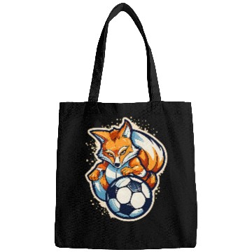 Discover Fox As A Soccer Player Design Soccer Coach Bags