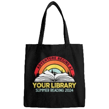 Discover Adventure Begins At Your Library Summer Reads 2024 Vintage Bags