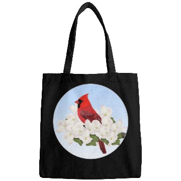Discover Cardinal Bird Birdlover Birdwatcher Biologist Ornithologist Bags