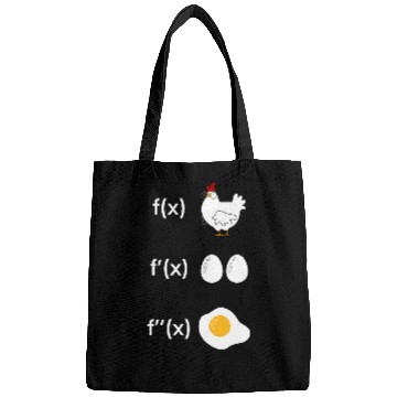 Discover Derivative Function Math Teacher Fried Egg Derivative Chicken Bags