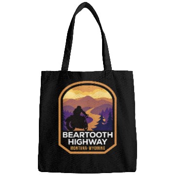 Discover Beartooth Highway Montana Wyoming Motorcycle Biker Bags