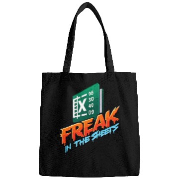 Discover Freak In The Sheets Accountant Funny Spreadsheet Excel 1 Bags