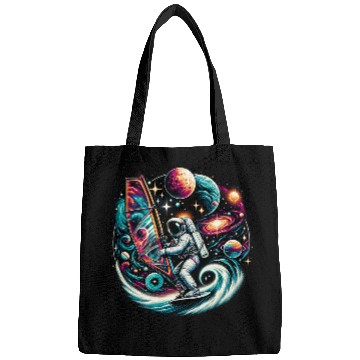 Discover Cool Galaxy Windsurfer Astronaut on Windsurfing Bags