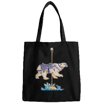 Discover Carousel Polar Bear Art Bags