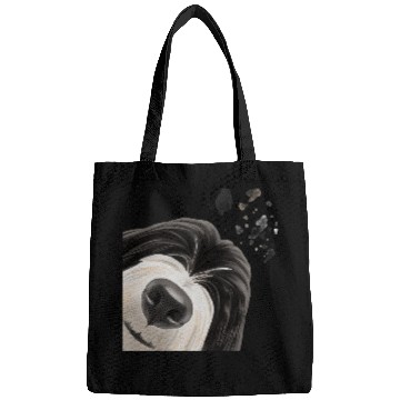 Discover Funny Curious Dog Tibetan Terrier Bags