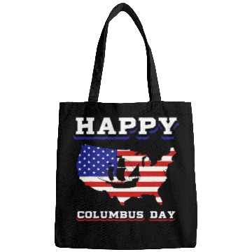 Discover Happy Columbus Day for a Native American Bags