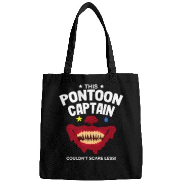 Discover Pontoon Fun This Pontoon Captain Couldnt Scare Less Halloween 2 Bags
