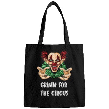 Discover Funny Halloween Circus Clown Meme Scary Horror Face Killer Bags