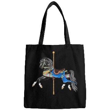 Discover Black Stallion Carousel Horse Bags