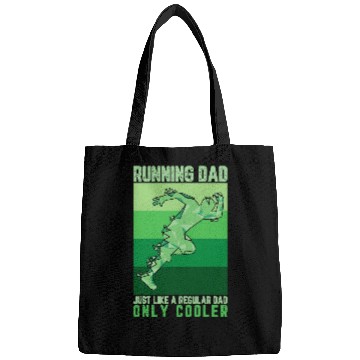 Discover Funny Running For Dad Marathon Runner Coachs Marathoner Bags