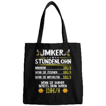 Discover Beekeeper Hourly Beekeeper Zeidler Beekeeping Profession Bags