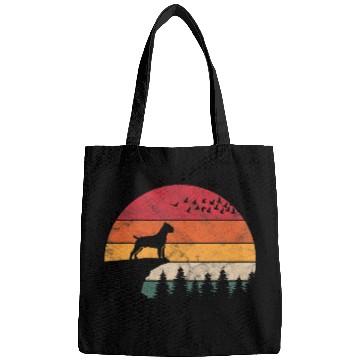 Discover Cane Corso Italian Mastiff Dog Sunset Retro Style Apparel Bags