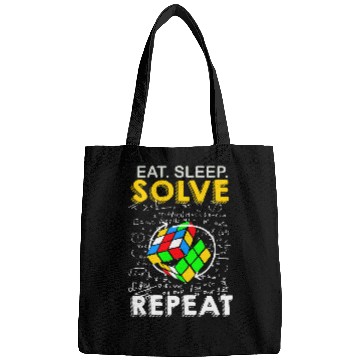 Discover Eat Sleep Solve Repeat Math Speed Cubing Genie Cube 27 Bags