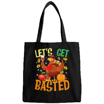 Discover Lacrosse Gift lets get basted cool turkey autumn 2thanksgiving 2 Bags