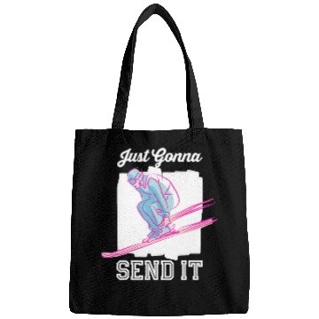 Discover Skiing Ski Just Gonna Send It Snowboarding Bags