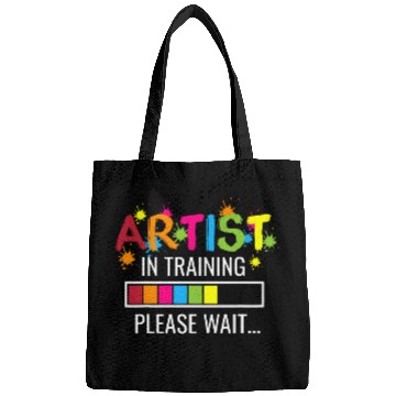 Discover Artist In Training Please Wait For Art Teacher Painter Bags