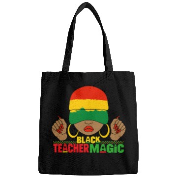 Discover Black Teacher Magic Black History Month Teacher Juneteenth Bags