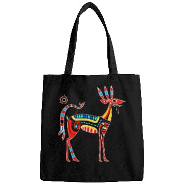 Discover Deer in Native American Pacific Northwest Coast Style Bags