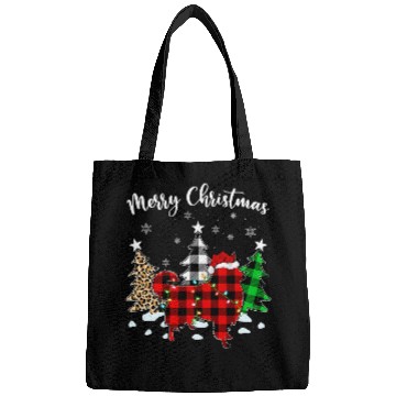 Discover Leopard buffalo plaids Matching Rough Collie Christmas Pajama Bags