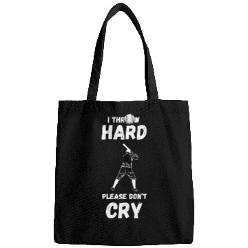 Discover I Throw Hard Baseball Pitcher Baseball Player Batting Bags