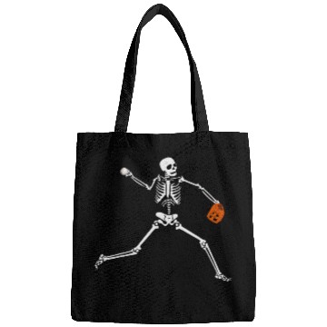 Discover Baseball Skeletons Halloween Baseball Pitcher Bags