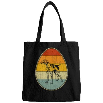 Discover Easter Egg Graphic Easter Day German Shorthaired Pointer Dog Bags