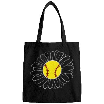 Discover Cute Flower Daisy Softball Mom Bags