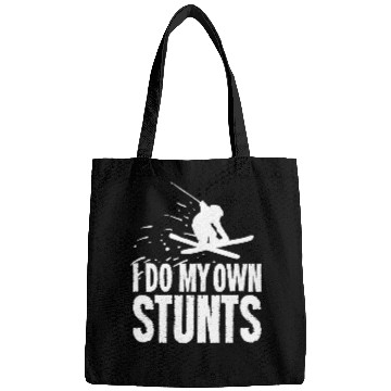 Discover Skiing Ski Funny Skiing Gift For A Skier Bags