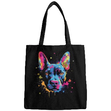Discover Bull Terrier Colorful Bags