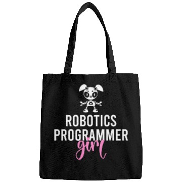 Discover Robotics Programmer Girl Machine Learning Computing Lover Bags
