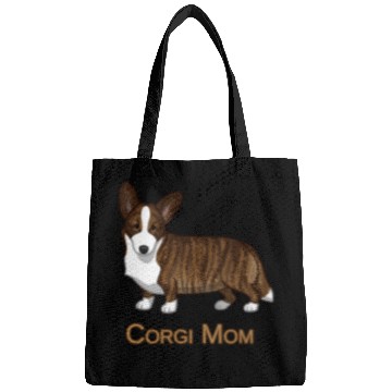 Discover Black Tan Brindle Cardigan Welsh Corgi Mom Dog Lover Gift Bags