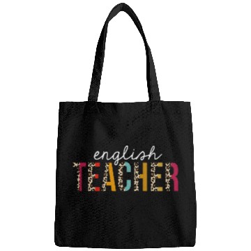 Discover English Teacher Life Leopard Educator Appreciation Bags