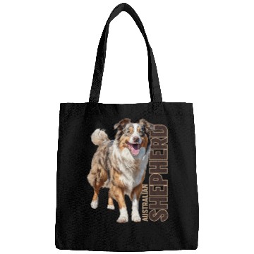Discover Australian Shepherd Watercolor 1 Bags